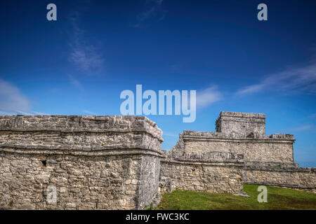 Maya Ruinen, Tulum, Mexiko Stockfoto