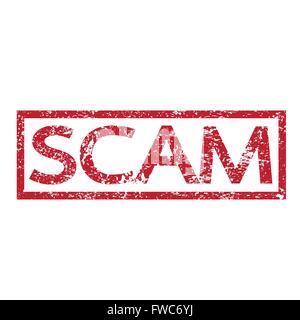 Stempeltexts betrug Stock Vektor