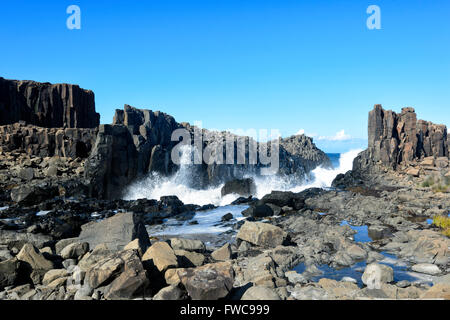 Stillgelegten Bombo Landzunge Steinbruch, Kiama, Illawarra Coast, New-South.Wales, Australien Stockfoto