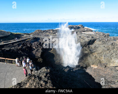 Das Blasloch, Kiama, Illawarra Coast, New South Wales, Australien Stockfoto