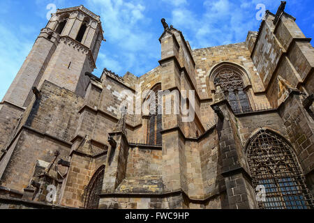 Gotische Viertel in Barcelona Stockfoto