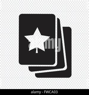 Spielkarten-Symbol Stock Vektor
