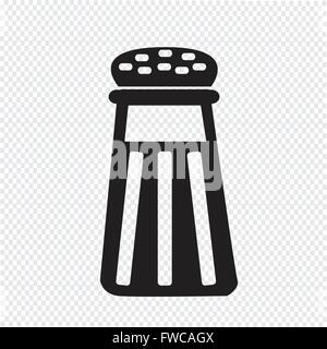Pfeffer-Shaker-Symbol Stock Vektor