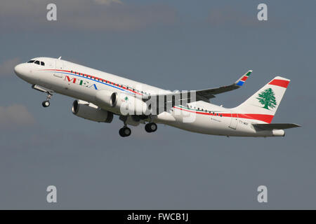 MEA A320 SHARKLETS Stockfoto