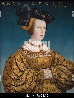 Hans Maler Zu Schwaz (ca. 1470/80 – 1510/29), Anne von Ungarn und Böhmen (1503-1547), Königin der Römer, Ehefrau von König Ferdinand Stockfoto
