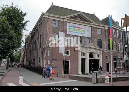 Das jüdische Historische Museum (actueel Widerstandsmuseum Museum) in Amsterdam, Niederlande. Stockfoto