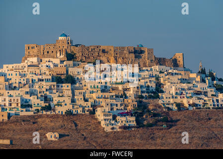 Querini Burg und Chora in Astypalaia Insel Griechenland Stockfoto