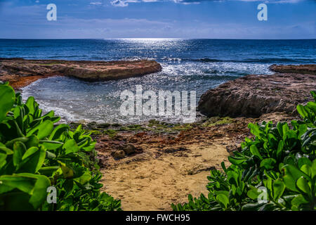 Am Strand in Riviera Maya, Mexiko Stockfoto