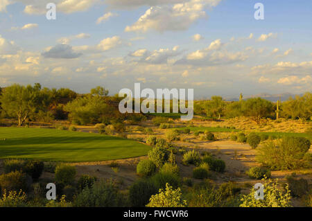 Fort Mcdowell, Arizona, USA. 2. April 2012. Tempe, Arizona; 21. Oktober 2006 Â Loch Nr. 3 im Saguaro an We-Ko-Pa Golf Club in Fort McDowell, ARIZ ZUMA PRESS/Scott A. Miller © Scott A. Miller/ZUMA Draht/Alamy Live-Nachrichten Stockfoto