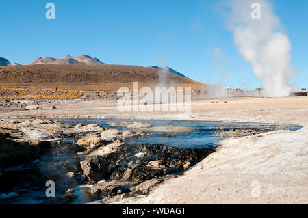 El Tatio Geysirfeld - Chile Stockfoto