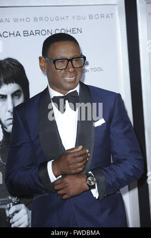 Film Premiere der Gebrüder Grimsby mit: David Harewood Where: Los Angeles, California, Vereinigte Staaten von Amerika als: 3. März 2016 Stockfoto