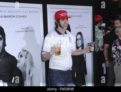 Film Premiere der Gebrüder Grimsby mit: Sacha Baron wo: Los Angeles, California, Vereinigte Staaten von Amerika als: 3. März 2016 Stockfoto