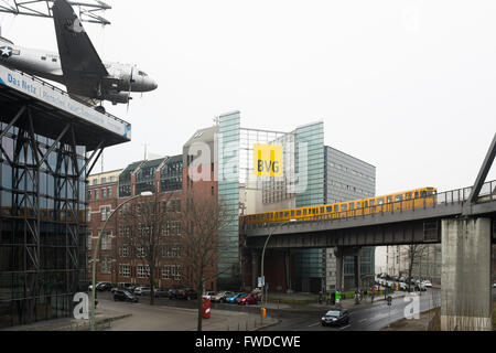 BERLIN, März 25: 'Deutsches Technikmuseum Berlin"(Deutsch für Deutsche Technikmuseum) am 25. März 2016 in Berlin. Stockfoto