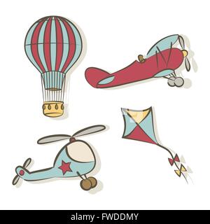 Eingestellt von fliegenden Icons - Vektor-illustration Stock Vektor