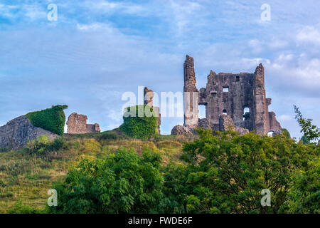 Corfe Castle, Dorset, Großbritannien Stockfoto