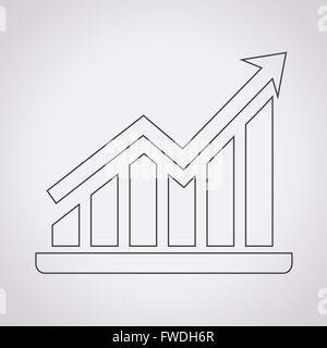 Piktogramm-Grafik-Symbol Stock Vektor
