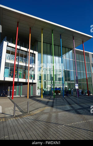 Außenseite des The Royal Manchester Kinderkrankenhaus ist ein Kinderkrankenhaus in Chorlton auf Medlock, Manchester, England, Teil Stockfoto