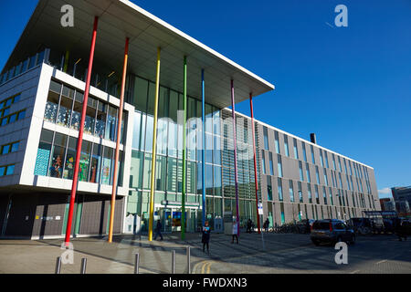 Außenseite des The Royal Manchester Kinderkrankenhaus ist ein Kinderkrankenhaus in Chorlton auf Medlock, Manchester, England, Teil Stockfoto