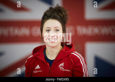 Taekwondo-Landeszentrale in Manchester Jade Jones Stockfoto