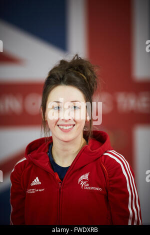 Taekwondo-Landeszentrale in Manchester Jade Jones Stockfoto