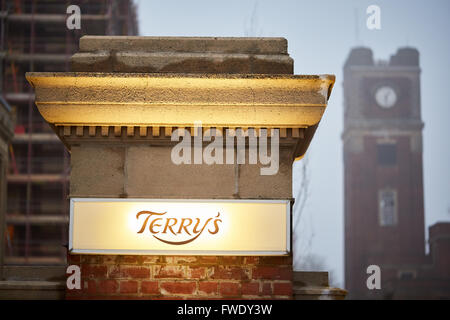 Residenz alte Terrys Schokoladenfabrik York Terrys war ein britischer Schokolade und Süßwaren-Hersteller mit Sitz in York, England. Ich Stockfoto