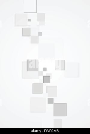 Abstrakte vertikale Hintergrund mit grauen Quadraten. Vektor-design Stock Vektor