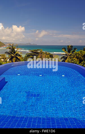 Frisch Gefangene Fische Zum Verkauf, Fischmarkt Im Sir Selwyn Selwyn Clarke Markt, Victoria, Insel Mahe, Seychellen Stockfoto