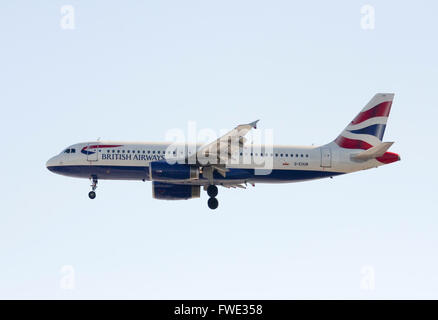 British Airways Airbus A320-232 Stockfoto