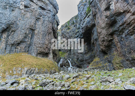 Gordale Narbe Malham Yorkshire England Stockfoto