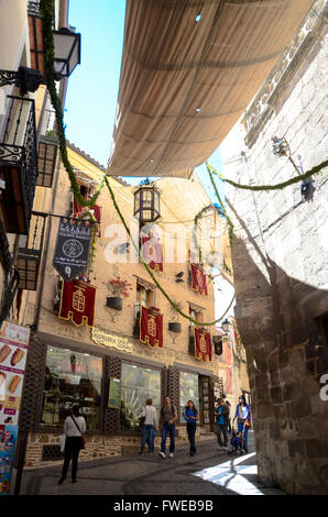Toledo ist eine Gemeinde in Zentralspanien, 70 km südlich von Madrid. Es ist die Hauptstadt der Provinz Toledo und der au Stockfoto