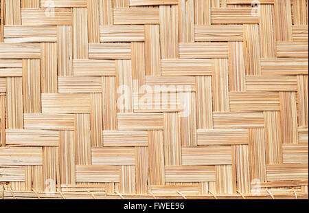 Natürliche Farbe Wicker strukturierten Hintergrund. Stockfoto