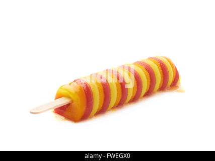 Pop-Popsicle Eis am Stiel isoliert Stockfoto