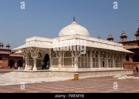 Freitag Moschee Jama Masjid, Fatehpur Sikri, in der Nähe von Agra, Rajasthan, Indien Stockfoto