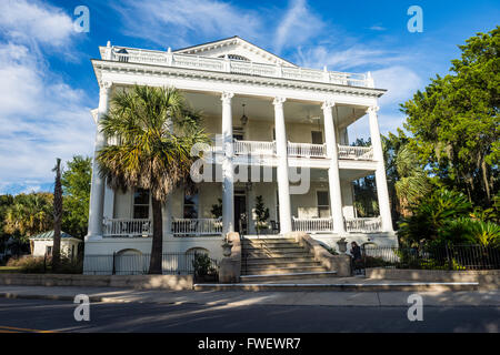 Historisches Haus in Beaufort, South Carolina, Vereinigte Staaten von Amerika, Nordamerika Stockfoto