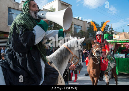 Ashura Prozessionen, Bidjar, Iran, Westasien Stockfoto