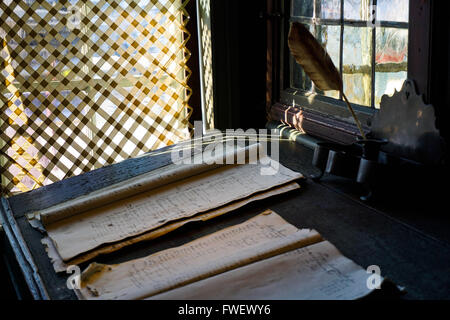 Hanseatische Museum Gebäude, Bryggen, Bergen, Hordaland, Norwegen, Skandinavien, Europa Stockfoto