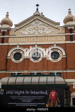 Das Grand Opera House in Belfast Stockfoto