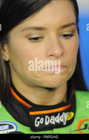 10. Dezember 2011 - USA - Fahrer Danica Patrick während NASCAR Medien vor dem Daytona 500 auf dem Daytona International Speedway am 16. Februar 2012 in Daytona Beach, Florida, Daytona Beach, Fla... ZUMA PRESS/Scott A. Miller (Kredit-Bild: © Scott A. Miller über ZUMA Draht) Stockfoto