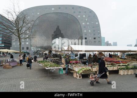 neue Markthalle in Rotterdam, 05.01.2016 Stockfoto