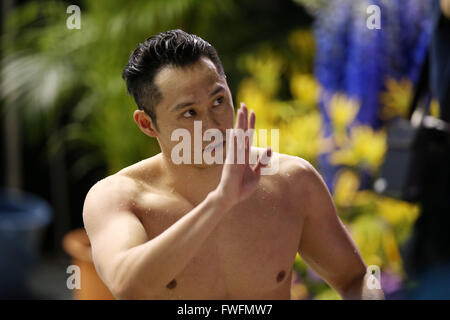 Kosuke Kitajima, 5. April 2016 - Schwimmen: Japan Meisterschaft (JAPAN schwimmen 2016) Männer Schwimmen 100 m Brustschwimmen Finale Tatsumi International Swimming Center in Tokio, Japan. (Foto: AFLO SPORT) Stockfoto