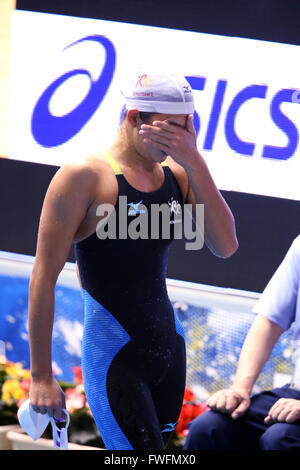 Rikako Ikee, 4.-10. APRIL 2016 - Schwimmen: Japan Meisterschaft (JAPAN schwimmen 2016) Frauen Schwimmen 100m Schmetterling-Finale Tatsumi International Swimming Center in Tokio, Japan. (Foto: AFLO SPORT) Stockfoto