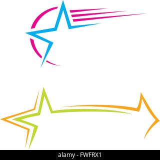 Stern-Symbole Stock Vektor