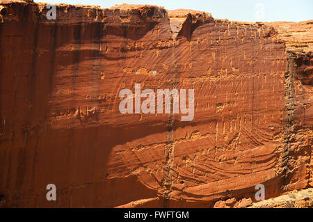 Erosive Wand in Kings Canyon - Northern Territory - Australien Stockfoto