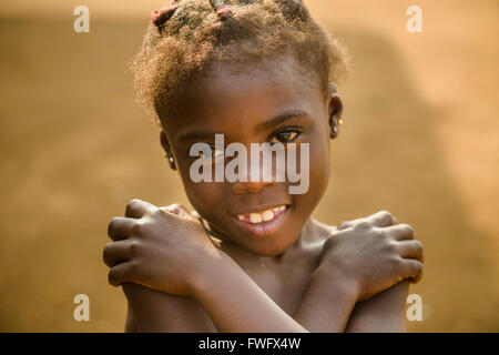 Kleine Mädchen, Gabun, Zentralafrika Stockfoto