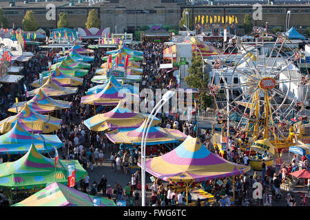 Auf halbem Weg an der Canadian National Exhibition in Toronto. Stockfoto