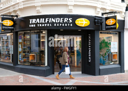 Trailfinders Shop, Reading, Berkshire UK Stockfoto