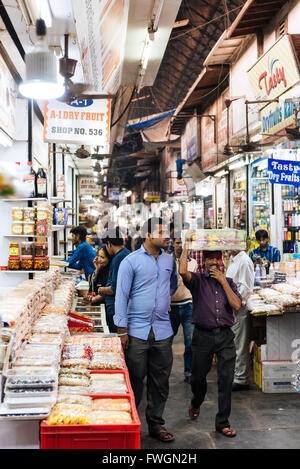 Innere des Crawford Market, Mumbai, Indien, Südasien Stockfoto