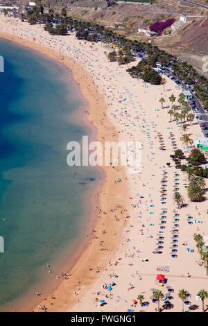 Playa de Las Teresitas Strand, San Andres, Teneriffa, Kanarische Inseln, Spanien, Atlantik, Europa Stockfoto