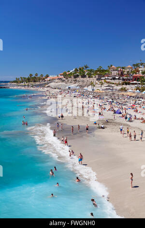 Strand Playa del Duque in Costa Adeje, Teneriffa, Kanarische Inseln, Spanien, Atlantik, Europa Stockfoto
