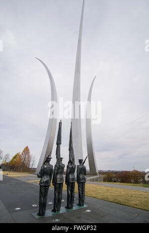 Air Force Memorial, Arlington, Virginia, Vereinigte Staaten von Amerika, Nordamerika Stockfoto